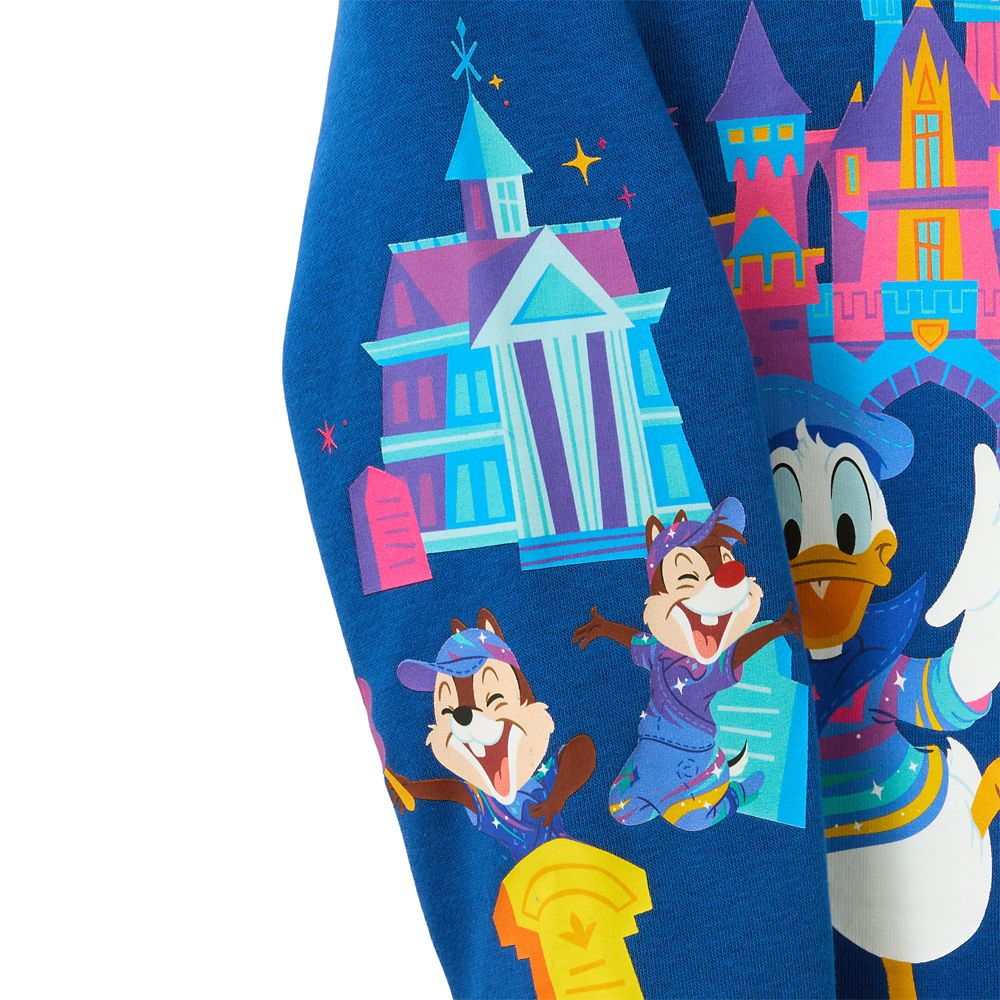 Mickey Mouse and Friends Pullover Sweatshirt for Kids &ndash; Disneyland 70th Anniversary