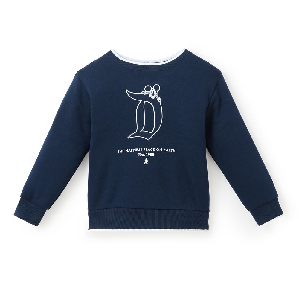 Mickey Mouse Disneyland Logo Pullover Sweatshirt for Adults