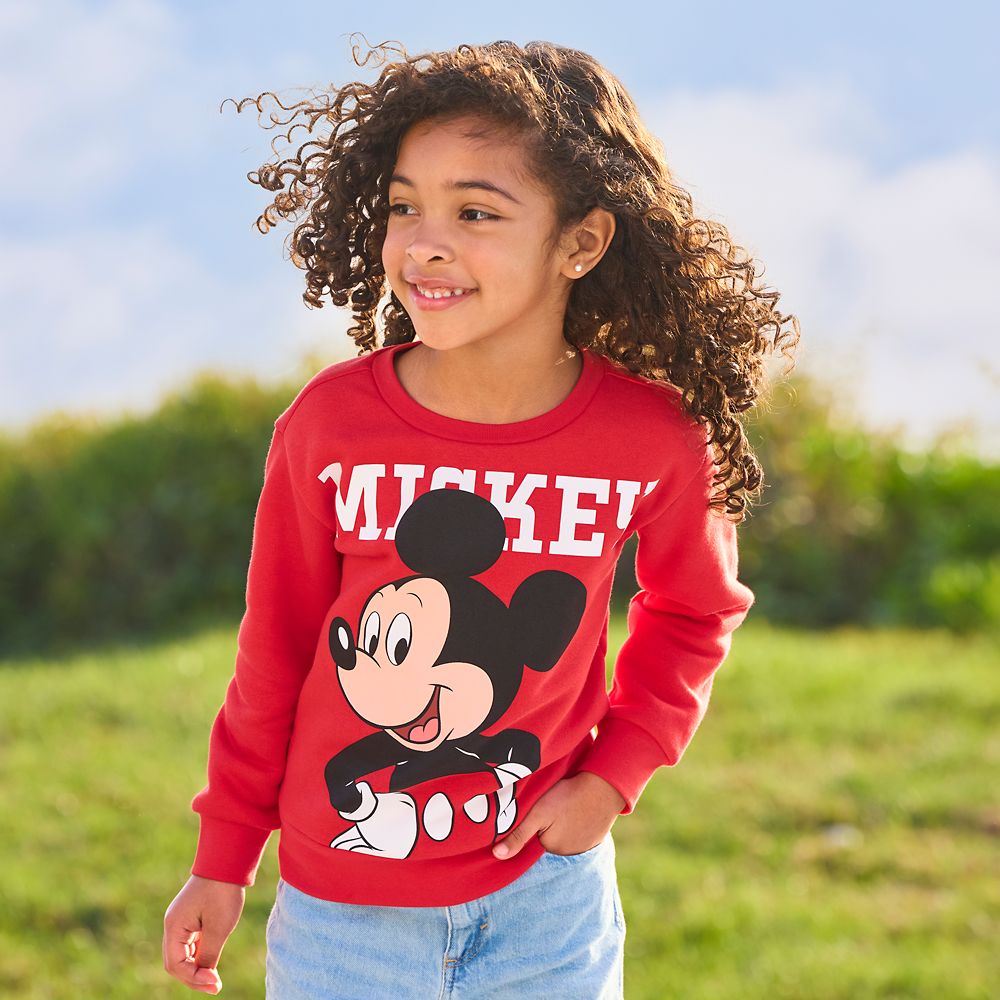 Mickey Mouse Back to Front Pullover Sweatshirt for Girls