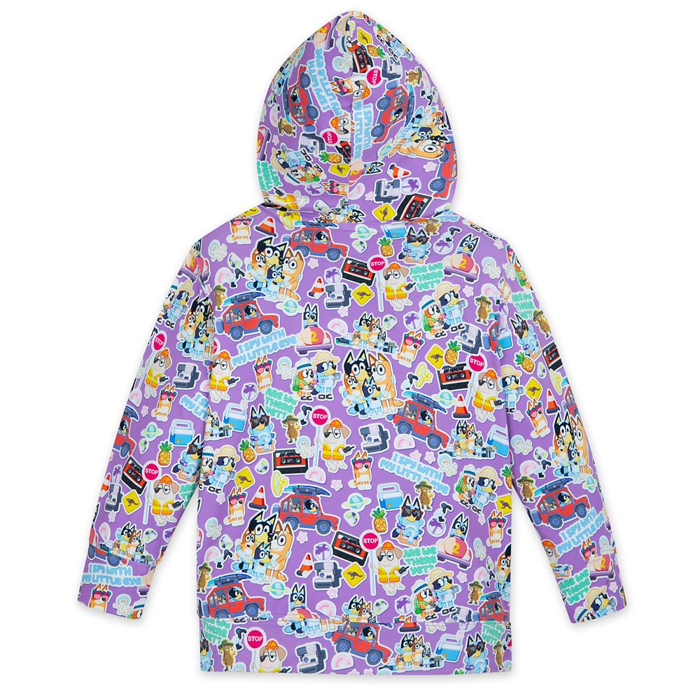 Bluey ''Let's Motor'' Performance Hoodie for Toddlers by RSVLTS