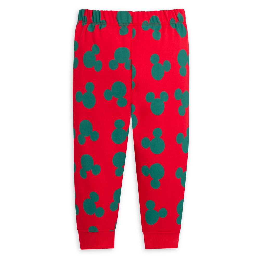 Mickey Mouse Icon Holiday Joggers for Toddlers by monica + andy
