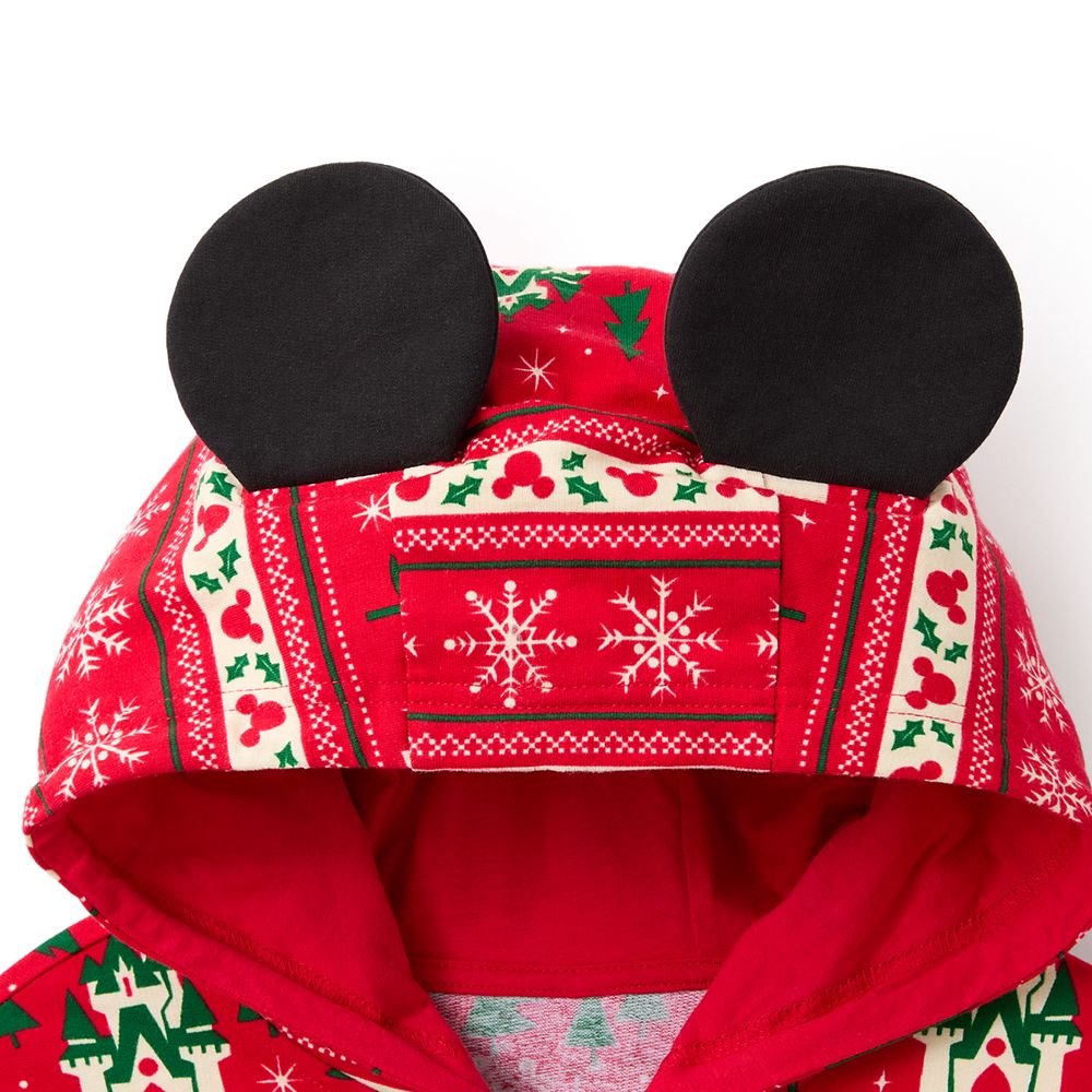 Mickey Mouse Icon Holiday One-Piece Pajama for Kids
