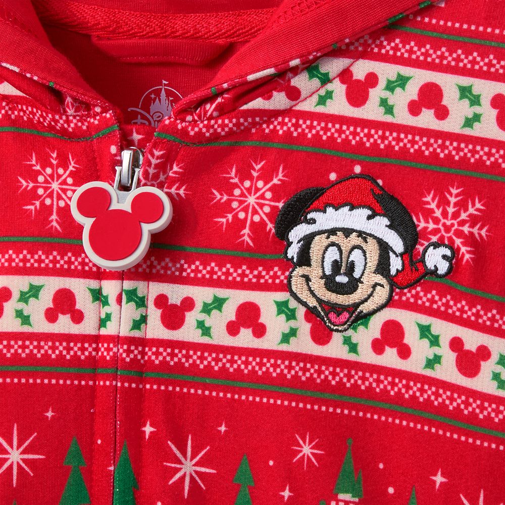 Mickey Mouse Icon Holiday One-Piece Pajama for Kids