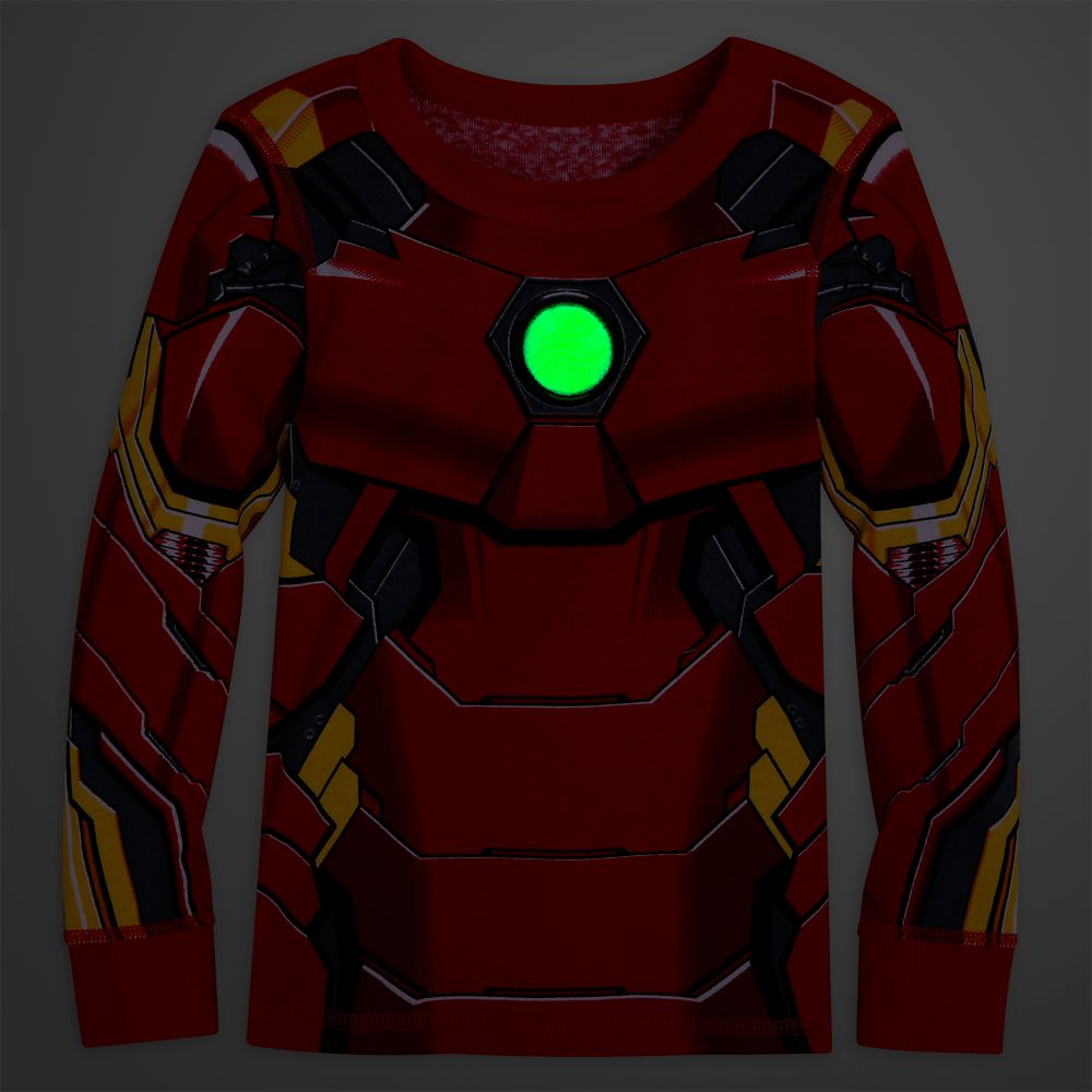 Iron Man Costume Glow-in-the-Dark PJ PALS for Kids