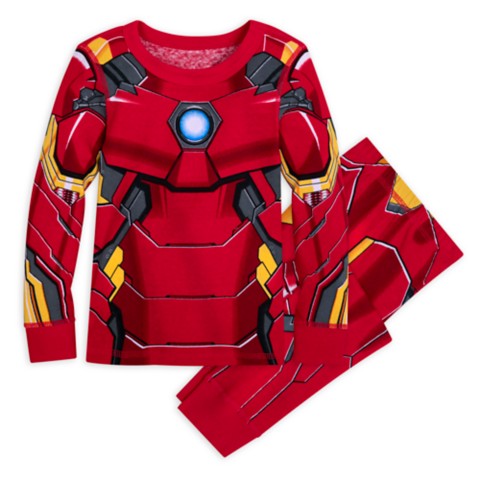 Disney Iron Man Costume Glow-in-the-Dark PJ PALS for Kids