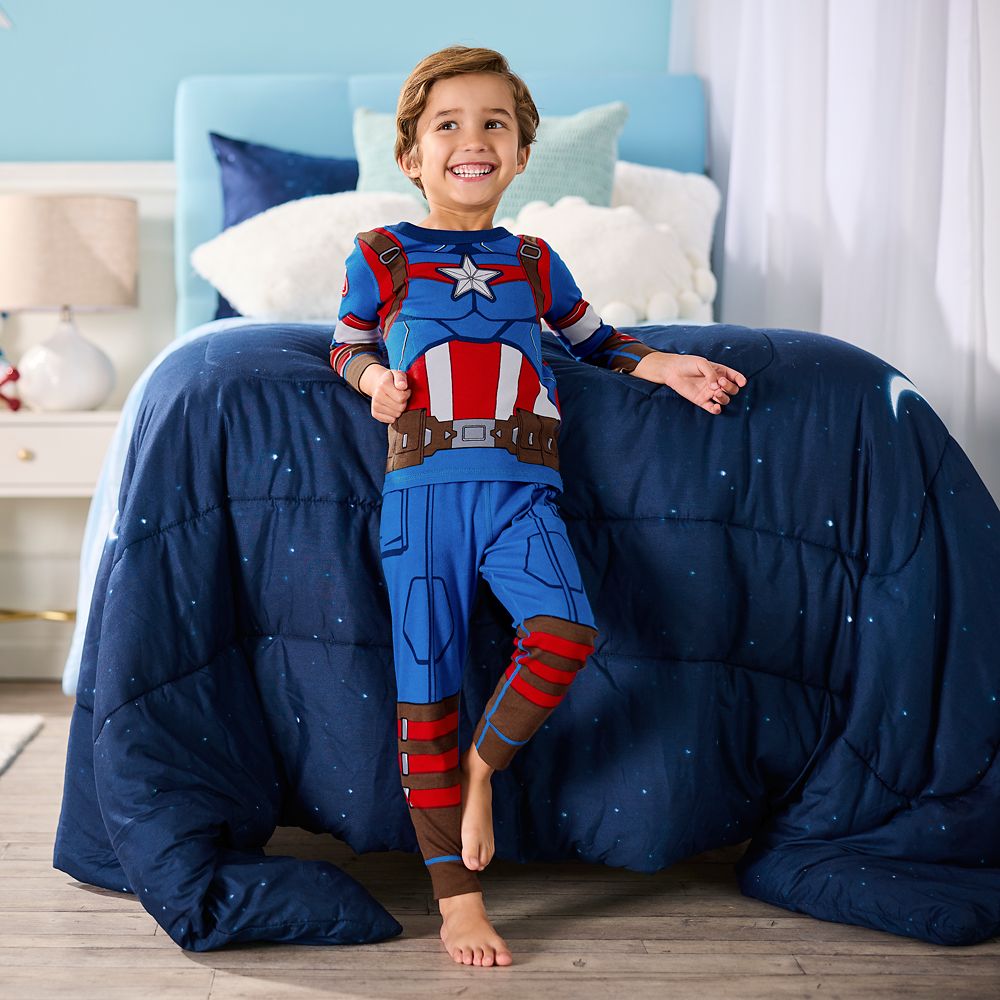 Captain America Costume PJ PALS for Kids