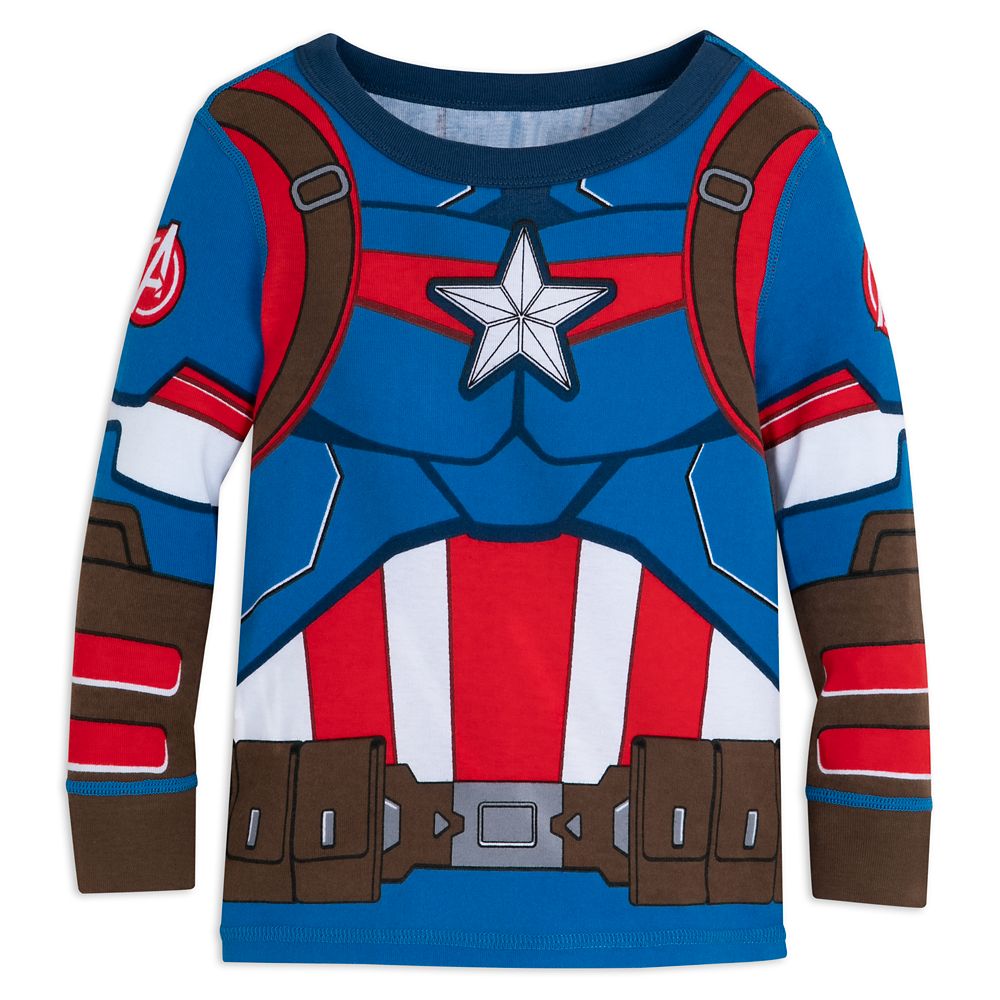 Captain America Costume PJ PALS for Kids