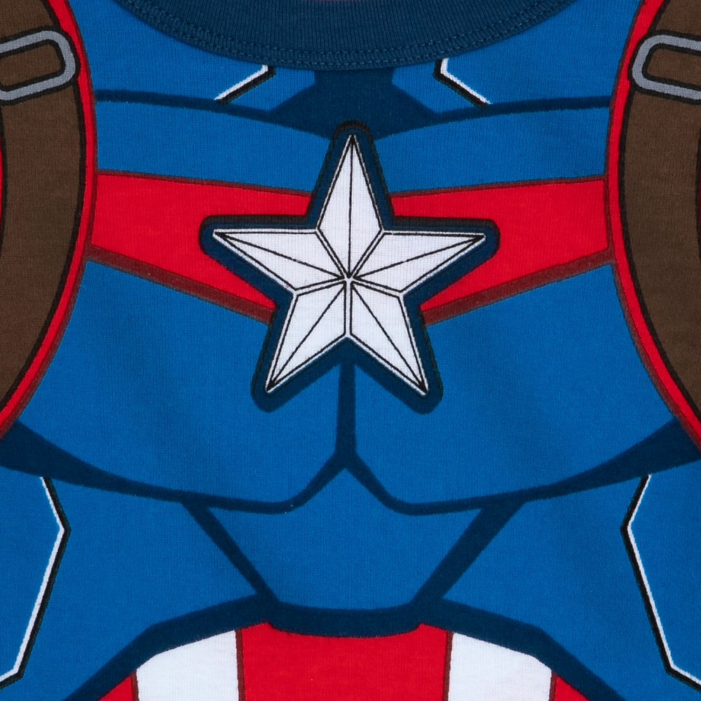 Captain America Costume PJ PALS for Kids