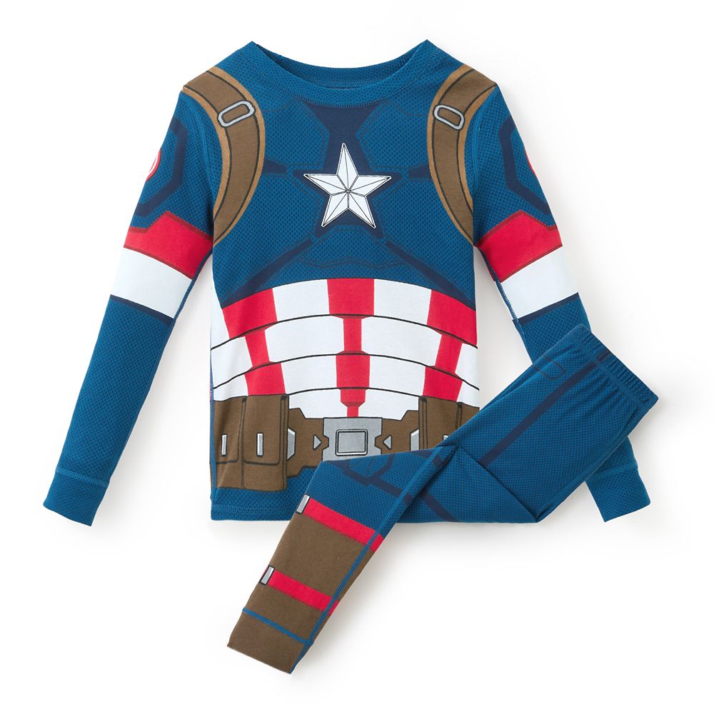 Captain America Costume PJ PALS for Kids