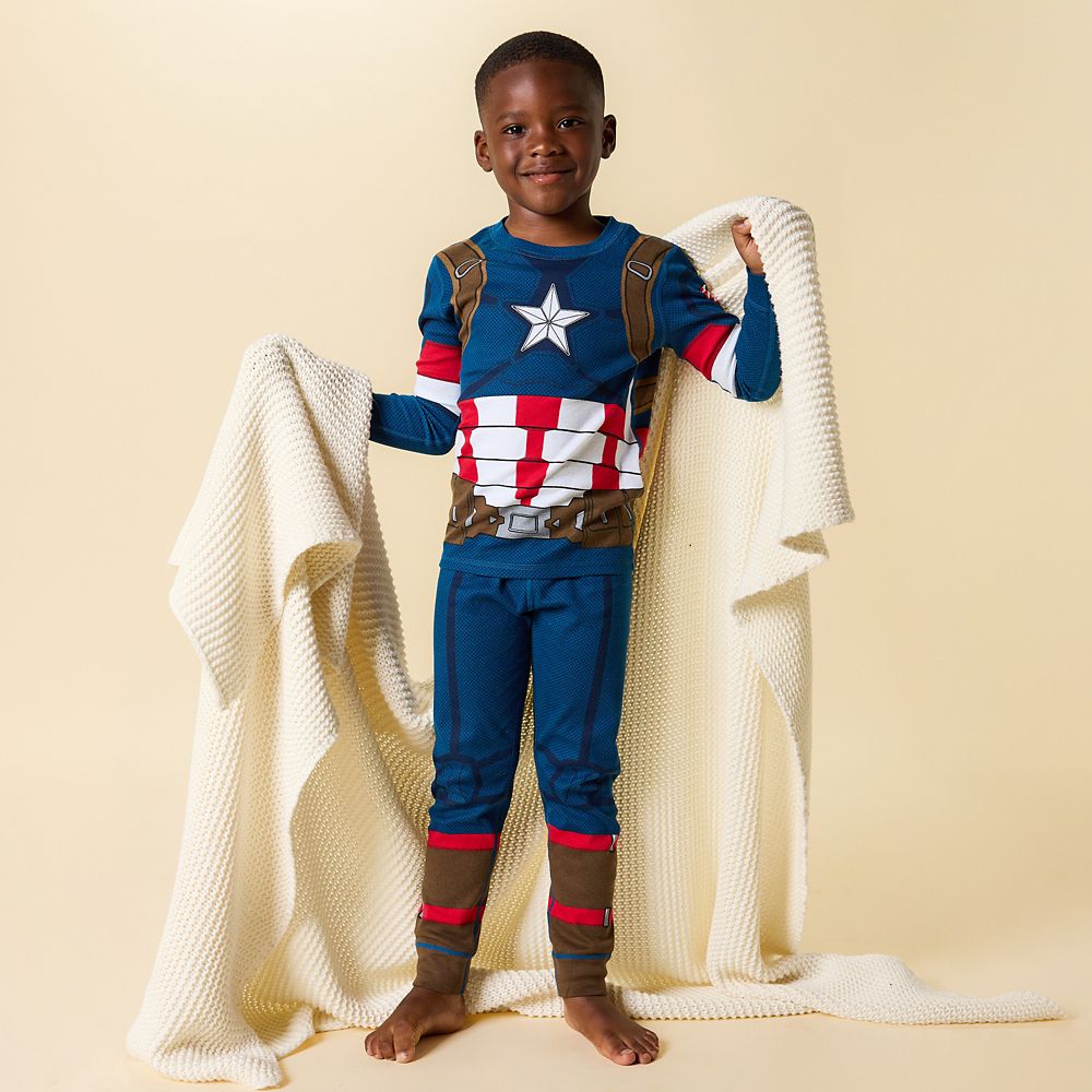 Captain America Costume PJ PALS for Kids