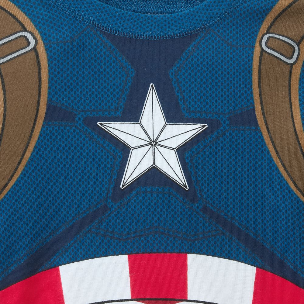 Captain America Costume PJ PALS for Kids
