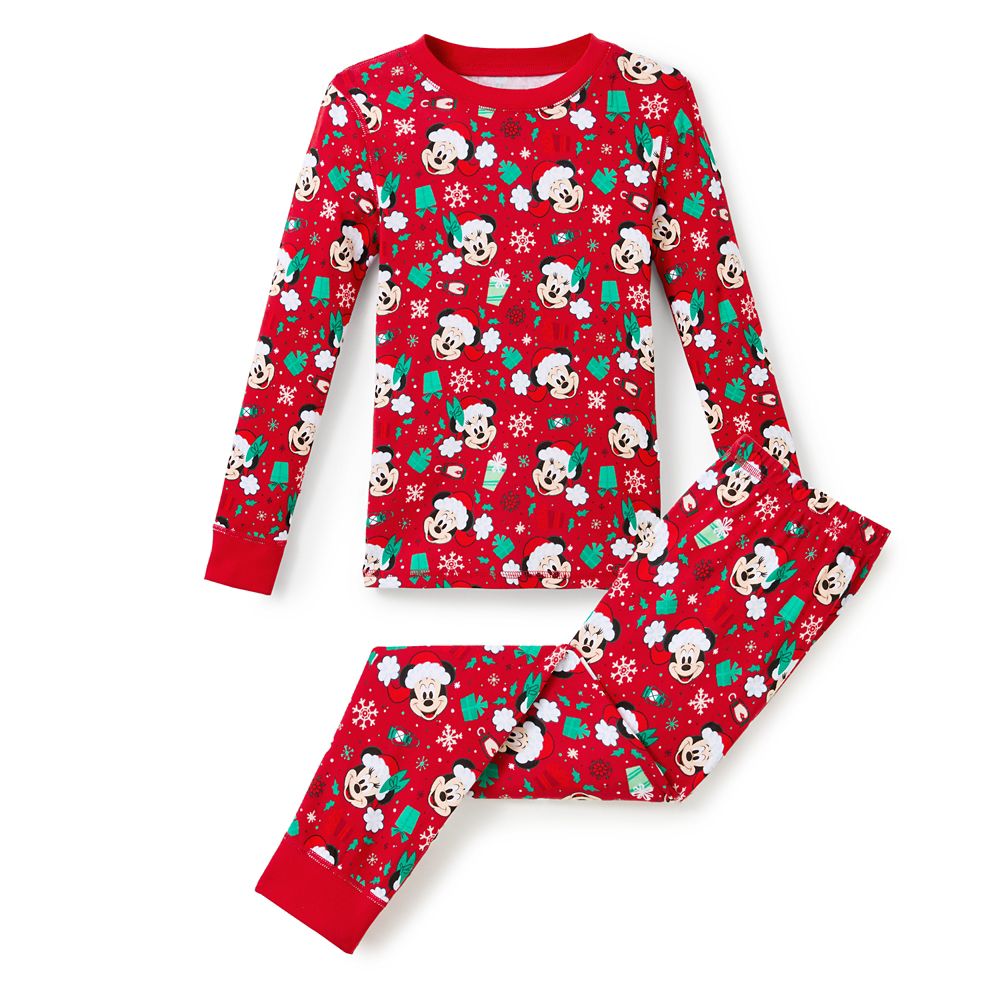 Santa Mickey and Minnie Mouse Holiday PJ PALS for Kids