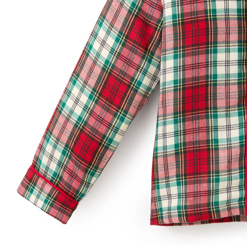 Santa Mickey Mouse Plaid Holiday Sleep Set for Kids