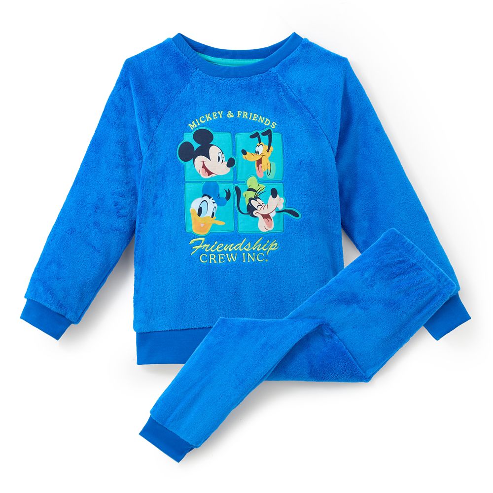 Mickey Mouse and Friends Fleece Pajama Set for Boys