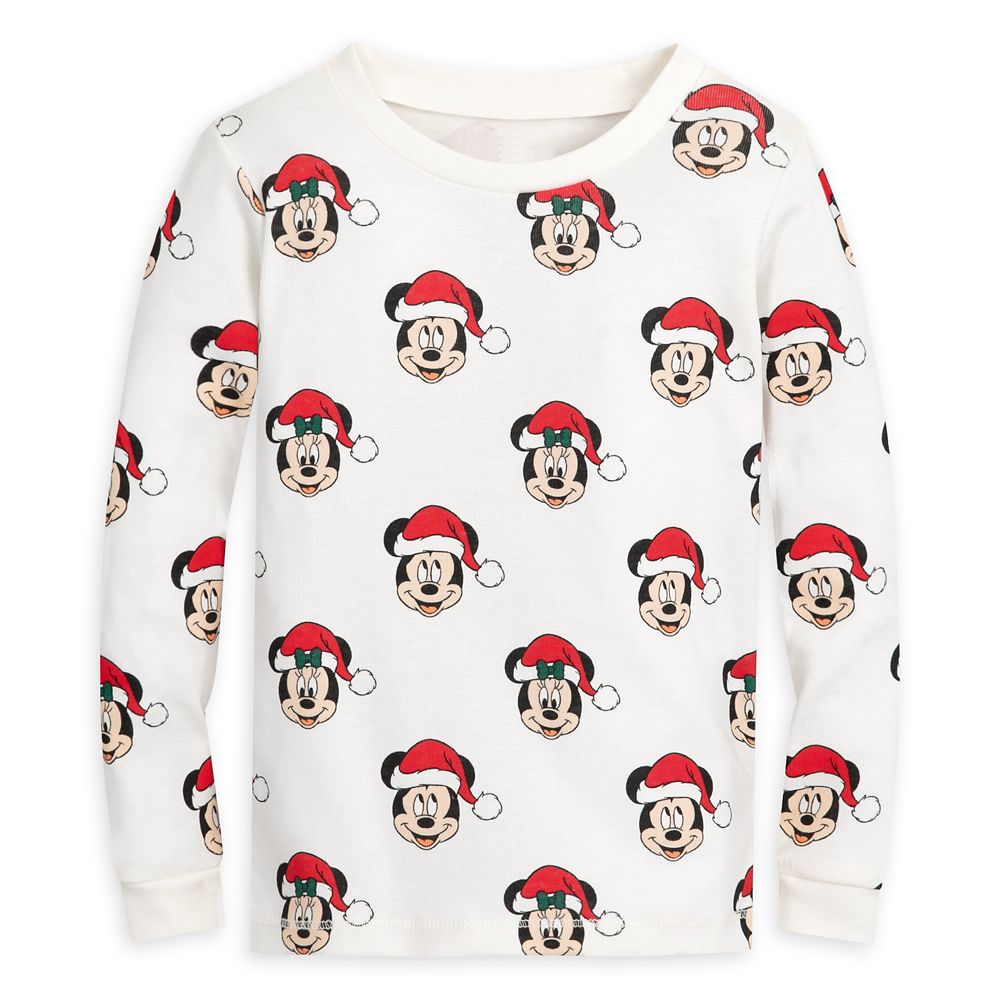Mickey and Minnie Mouse Holiday Pajama Set for Toddlers by monica + andy