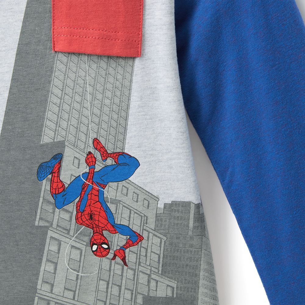 Spider-Man Raglan Long Sleeve T-Shirt for Kids