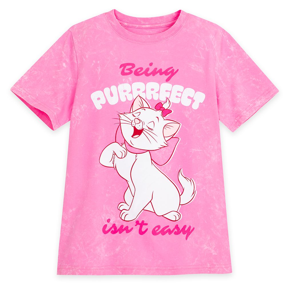 Marie Mineral Wash T-Shirt for Kids  The Aristocats Official shopDisney