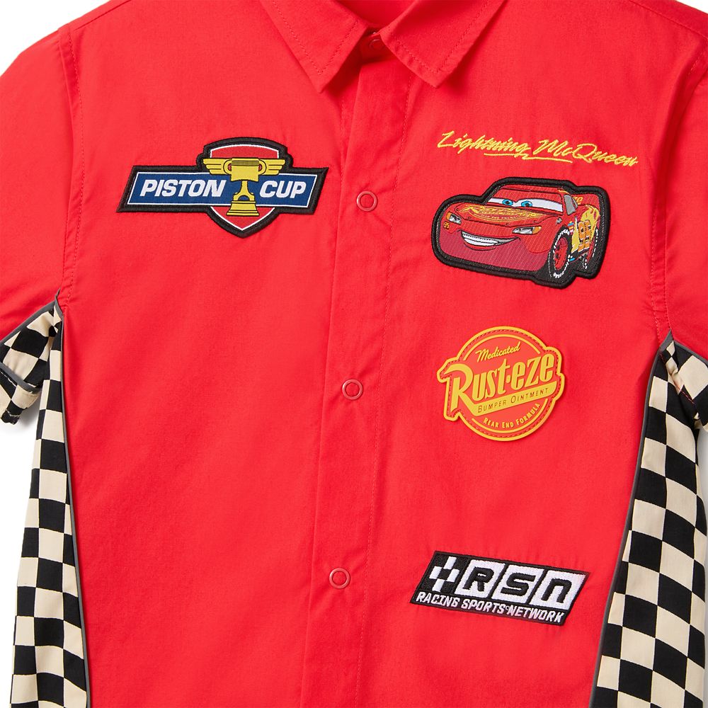 Lightning McQueen Mechanic Shirt for Kids