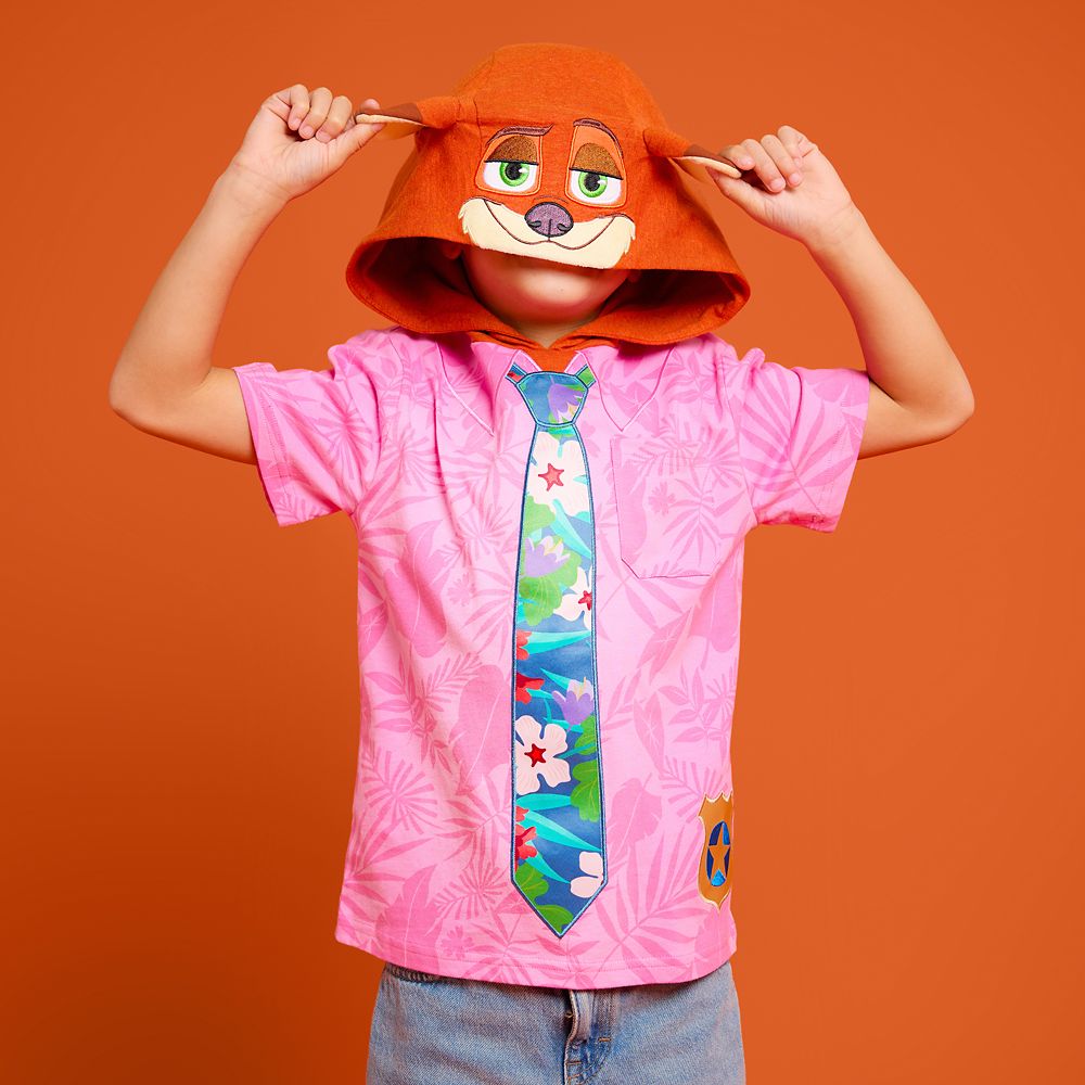 Nick Wilde Costume T-Shirt Hoodie for Kids &ndash; Zootopia 2