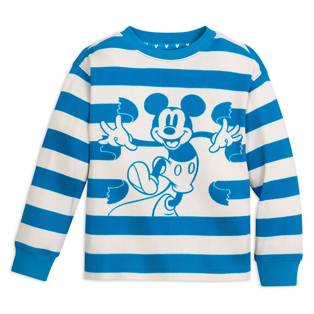 Mickey Mouse Front to Back Long Sleeve Waffle Top for Kids Official shopDisney