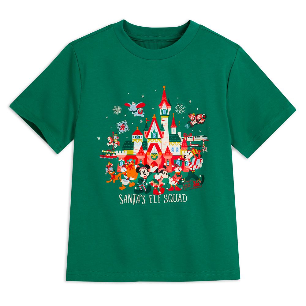 Mickey Mouse and Friends Fantasyland Castle Holiday T-Shirt for Kids Official shopDisney