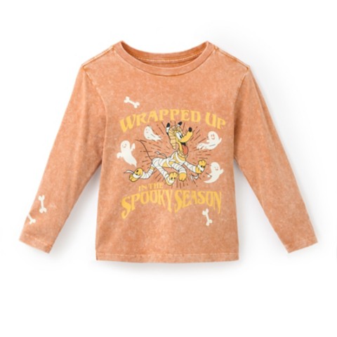 Детские футболки Disney Pluto Halloween Long Sleeve T-Shirt for Kids