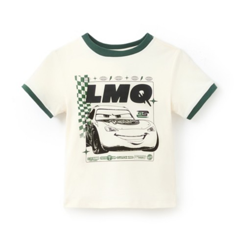 Детские футболки Disney Lightning McQueen Ringer T-Shirt for Kids – Cars