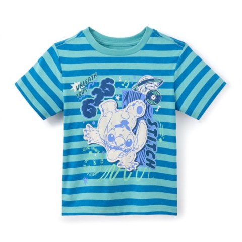 Детские футболки Disney Stitch Striped T-Shirt for Kids – Lilo & Stitch