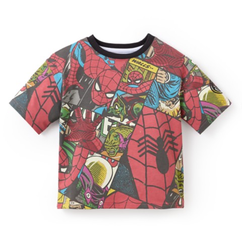 Детские футболки Disney Spider-Man Comic Book T-Shirt for Kids