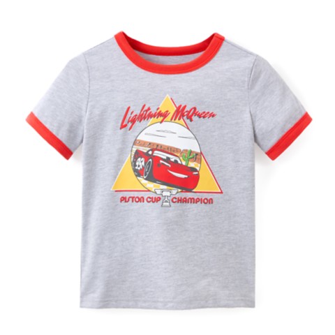 Детские футболки Disney Lightning McQueen ''Piston Cup Champion'' T-Shirt for Kids – Cars
