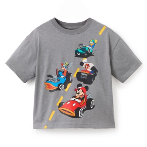 Детские футболки Disney Mickey Mouse and Friends Racing T-Shirt for Kids
