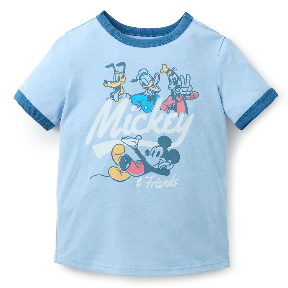 Mickey Mouse and Friends Ringer T-Shirt for Kids Official shopDisney