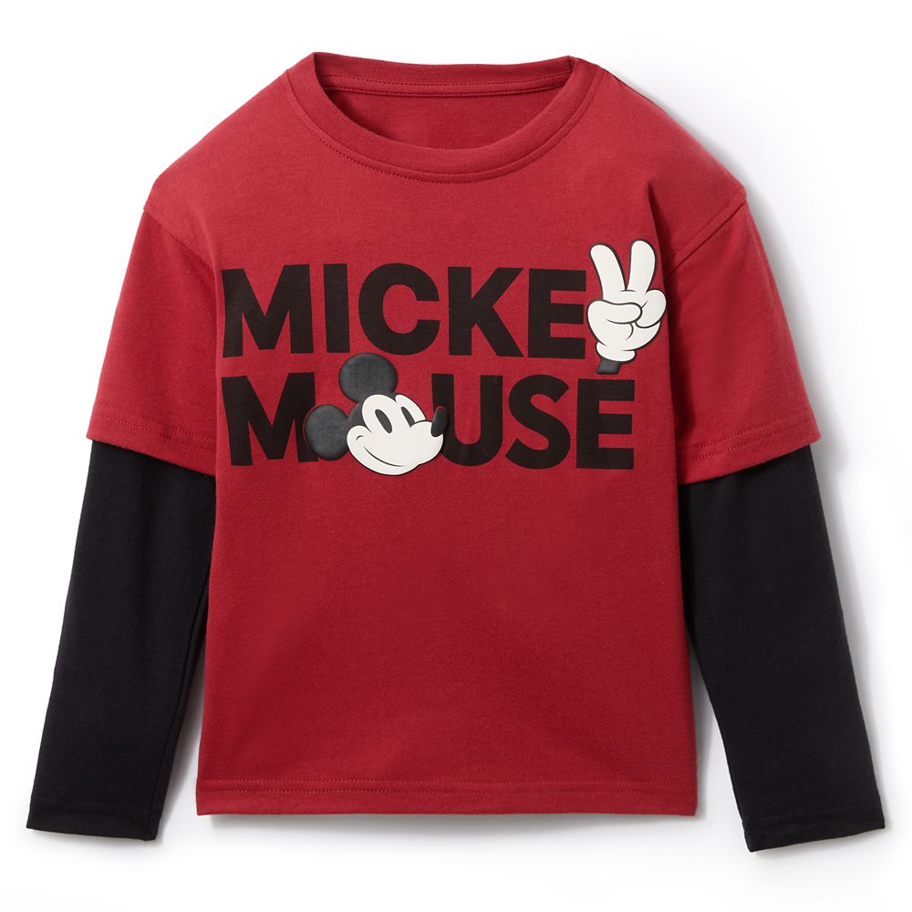 Mickey Mouse Long Sleeve Double-Up T-Shirt for Kids