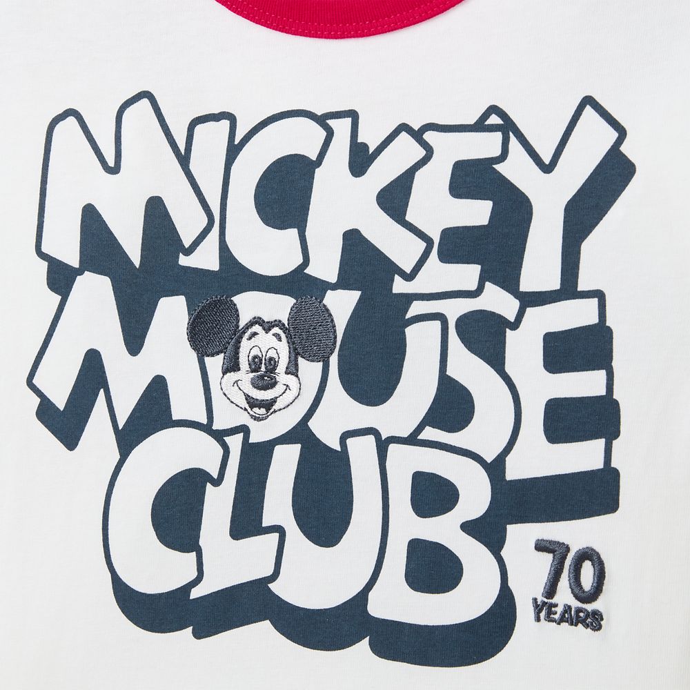 Mickey Mouse Club 70th Anniversary Ringer T-Shirt for Kids