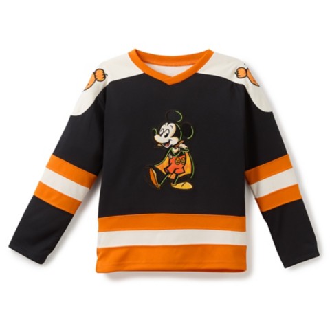 Детские топы Disney Mickey Mouse Halloween Hockey Jersey for Kids