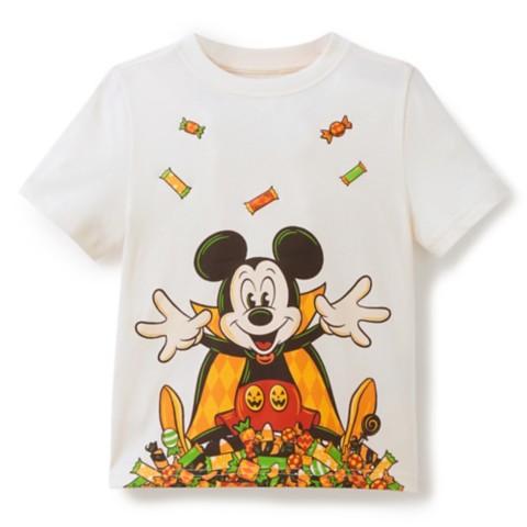 Детские футболки Disney Mickey Mouse Halloween Candy T-Shirt for Kids