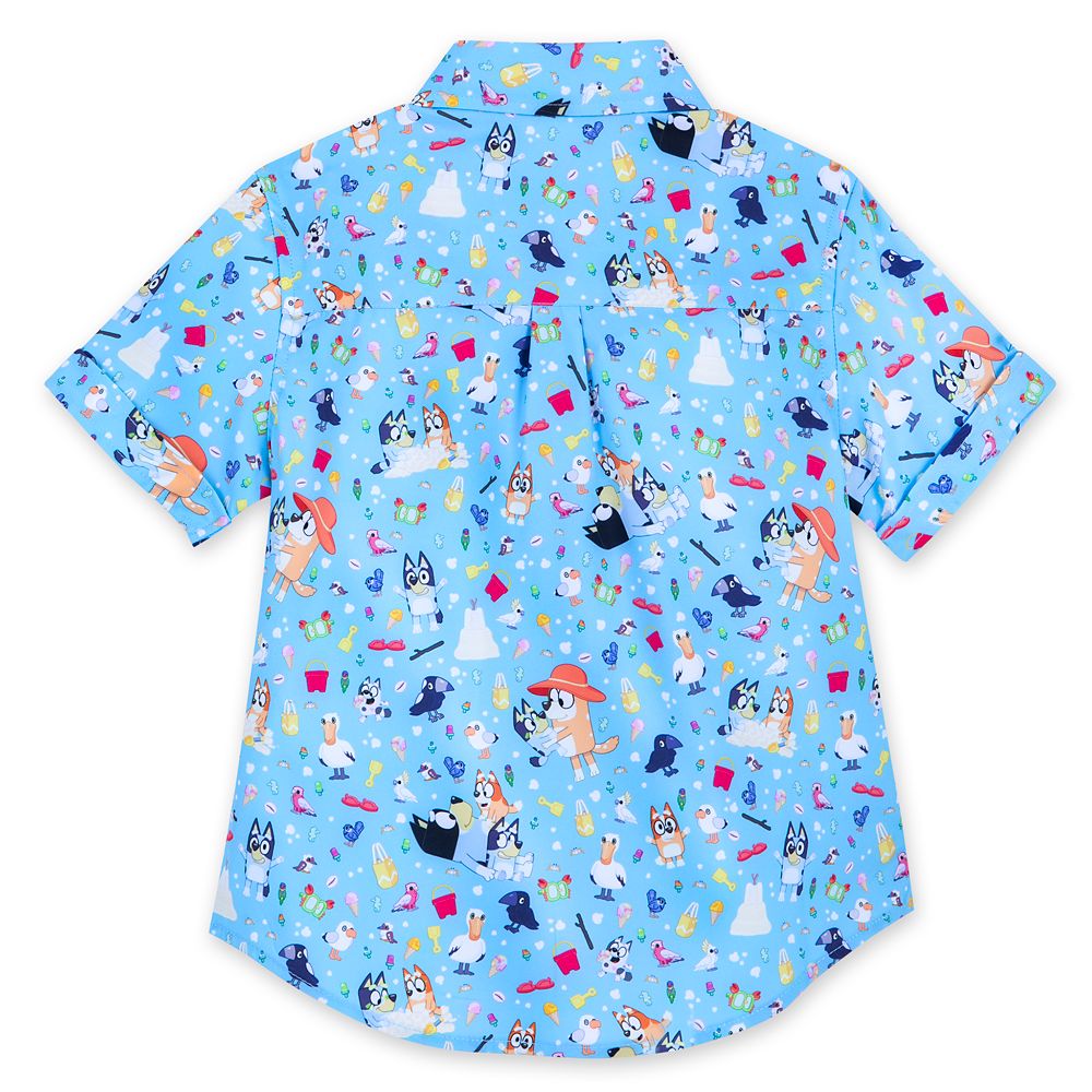 Bluey ''Beach Day'' Button Down Shirt for Toddlers by RSVLTS