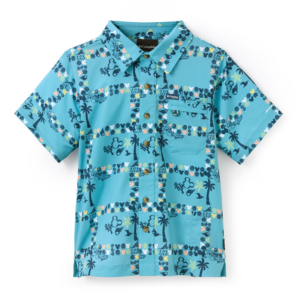 Mickey Mouse PFG Super Slack Tide&trade; Button Down Shirt for Kids by Columbia