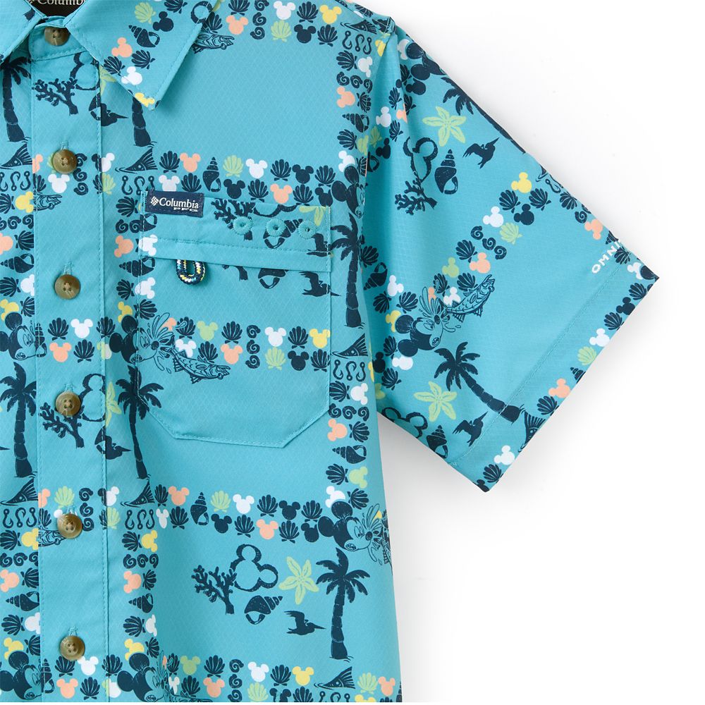 Mickey Mouse PFG Super Slack Tide&trade; Button Down Shirt for Kids by Columbia