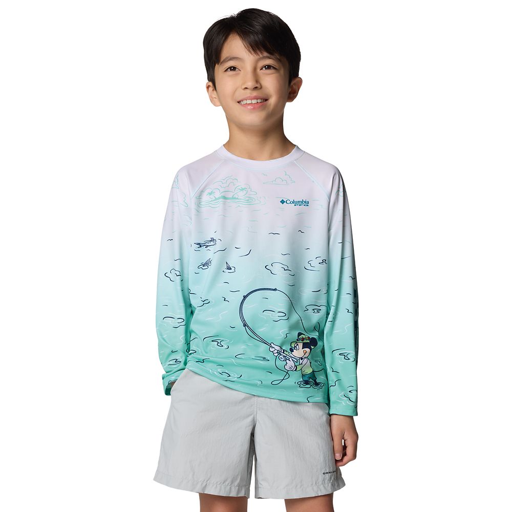 Mickey Mouse Terminal TackleTM Long Sleeve Pullover Shirt for Kids by Columbia