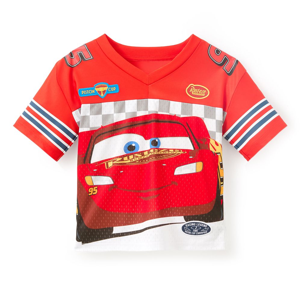 Lightning McQueen Football Jersey for Kids &ndash; Cars