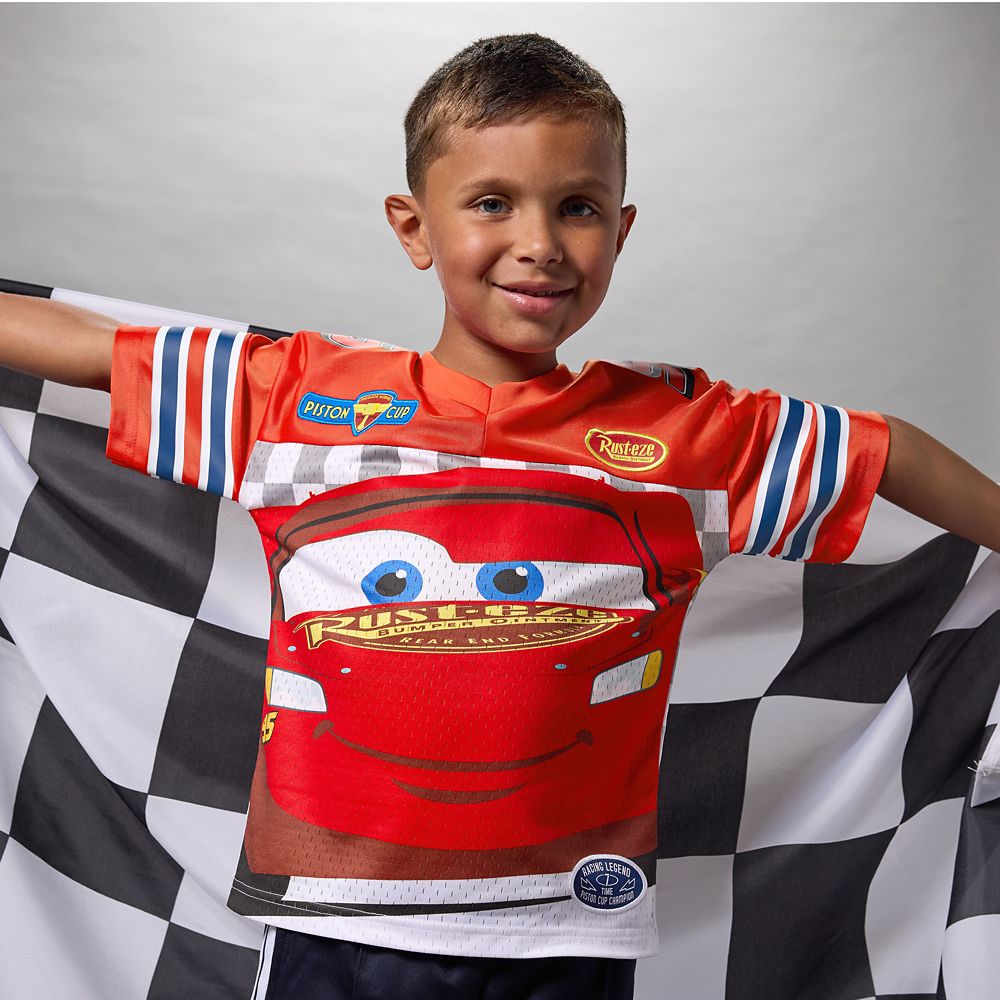 Lightning McQueen Football Jersey for Kids &ndash; Cars