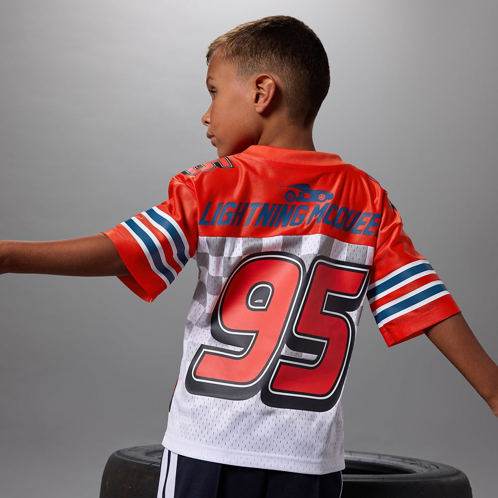 Lightning McQueen Football Jersey for Kids &ndash; Cars