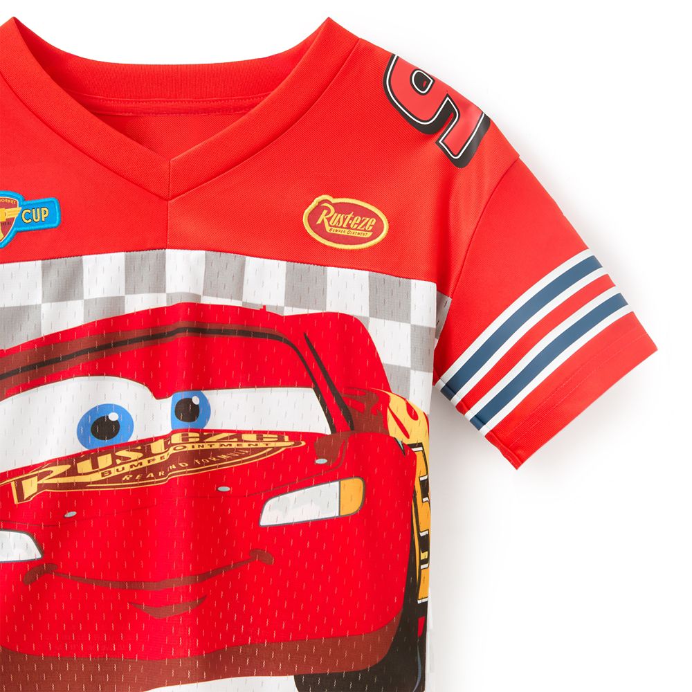 Lightning McQueen Football Jersey for Kids &ndash; Cars