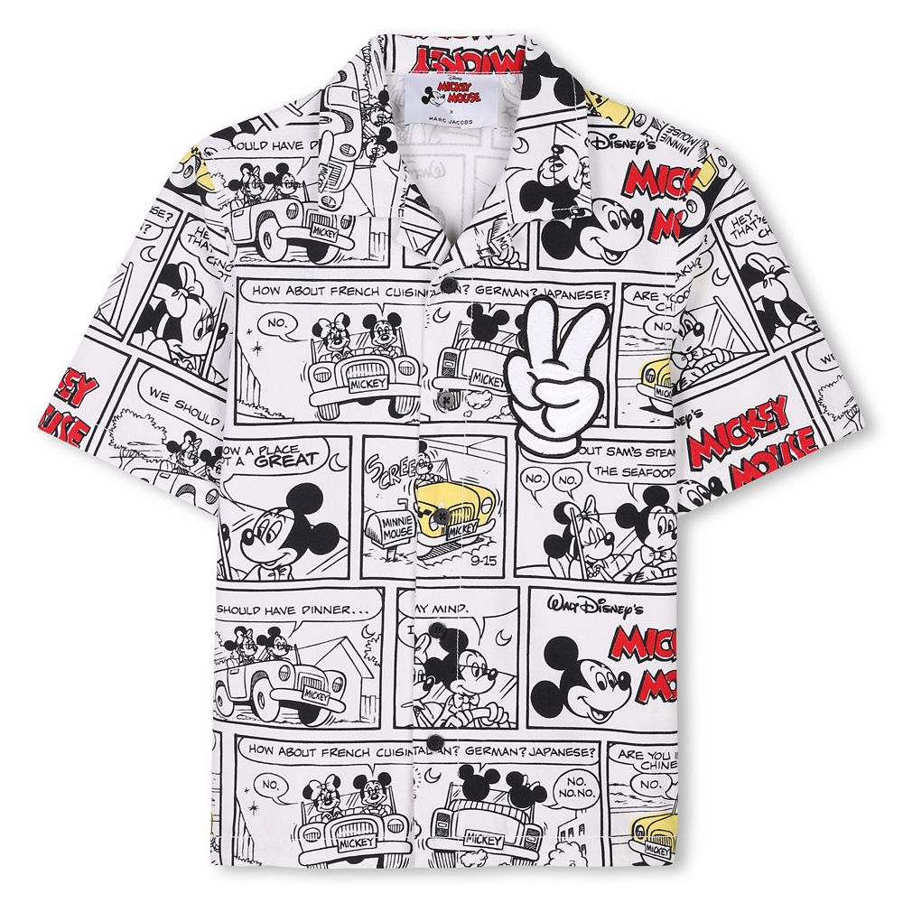 Mickey and Minnie Mouse Woven Shirt for Kids by Marc Jacobs Official shopDisney