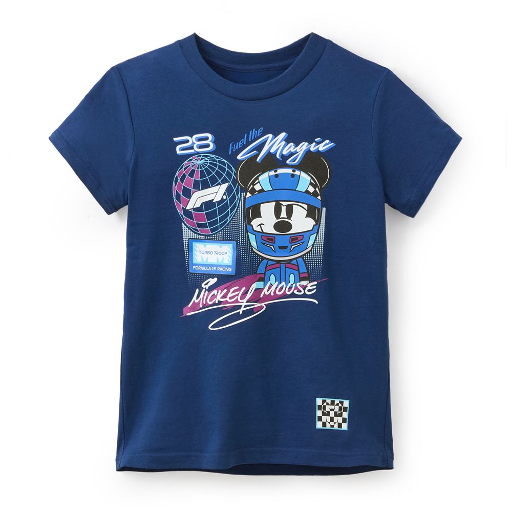Disney x Formula 1&reg; Velocity Mickey Mouse T-Shirt for Kids