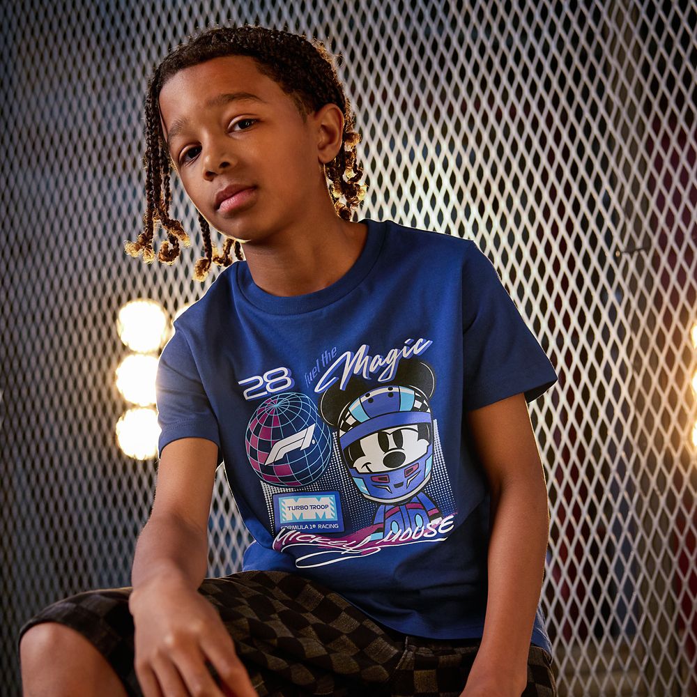 Disney x Formula 1&reg; Velocity Mickey Mouse T-Shirt for Kids