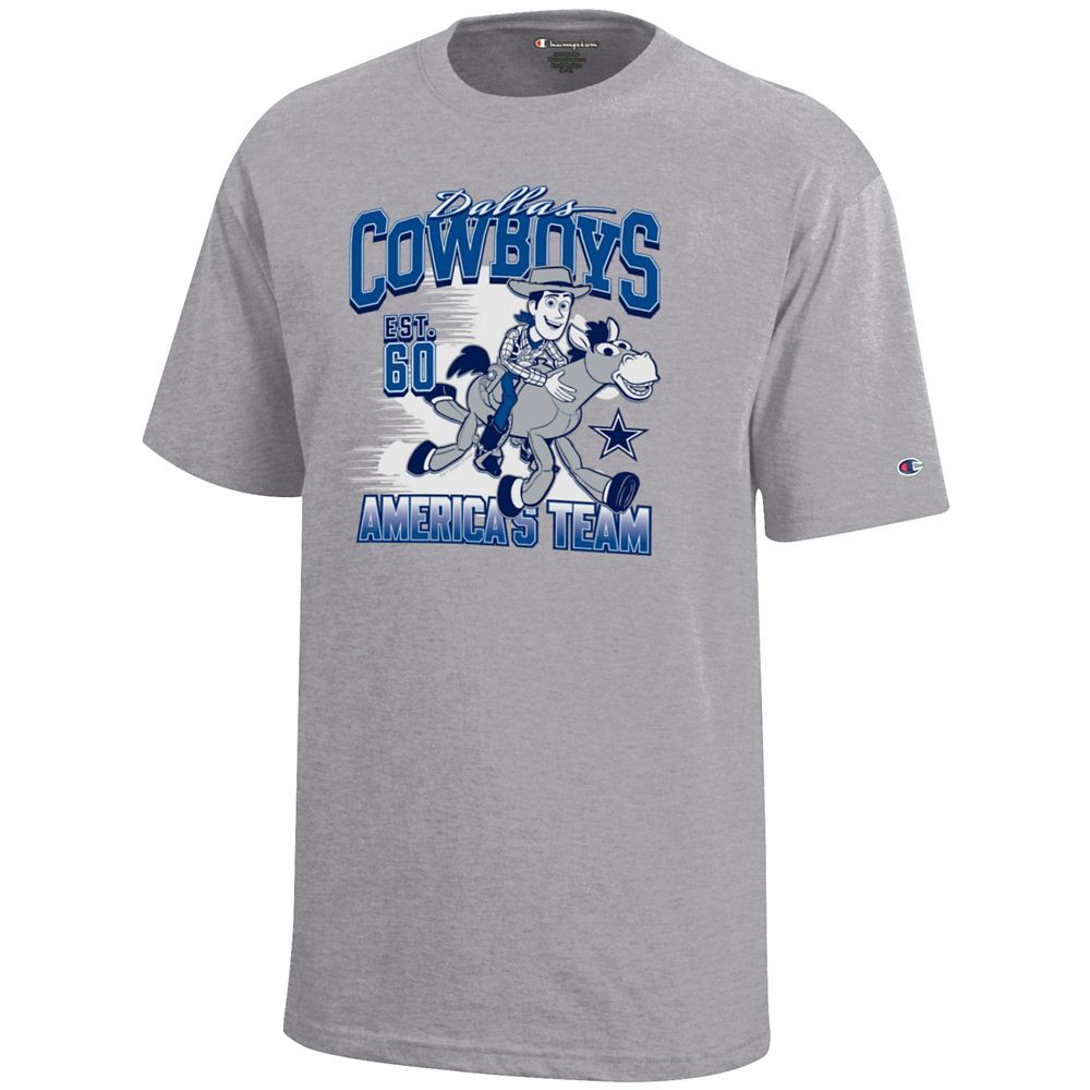 Woody and Bullseye &ndash; Dallas Cowboys T-Shirt for Kids &ndash;&nbsp;Disney | Champion NFL