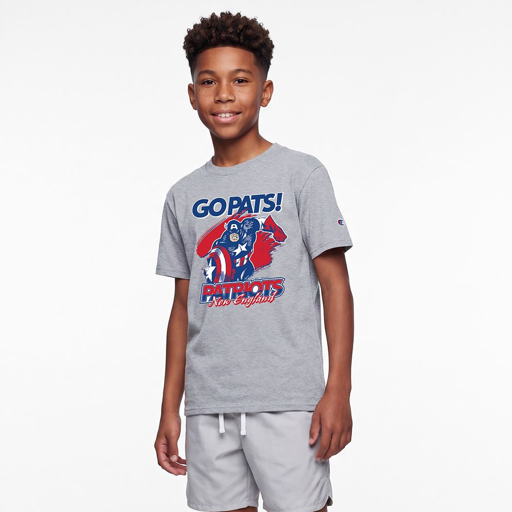 Captain America &ndash; New England Patriots T-Shirt for Kids &ndash;&nbsp;Disney | Champion NFL