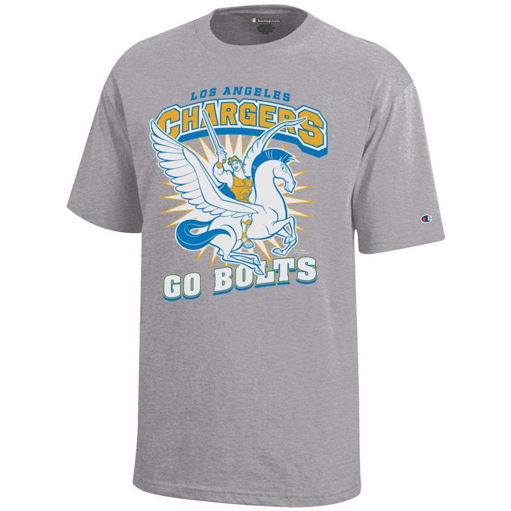 Hercules and Pegasus &ndash; Los Angeles Chargers T-Shirt for Kids &ndash;&nbsp;Disney | Champion NFL
